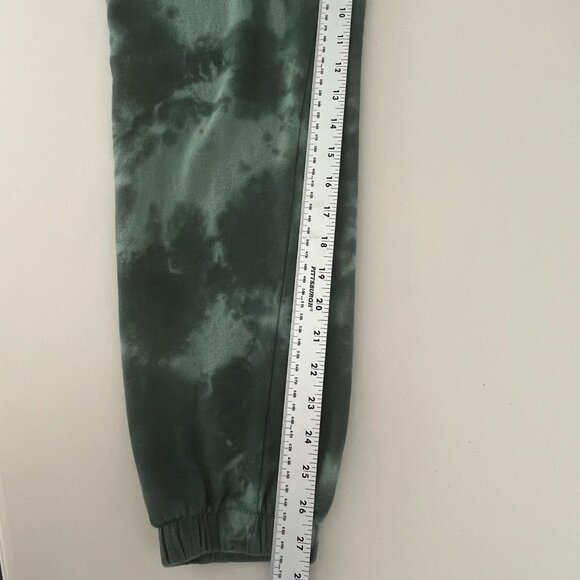 KEITH HARING Joggers Sweat Pants Mens Medium Tie Dye green Dancing Dog Pop Art - Picture 10 of 10